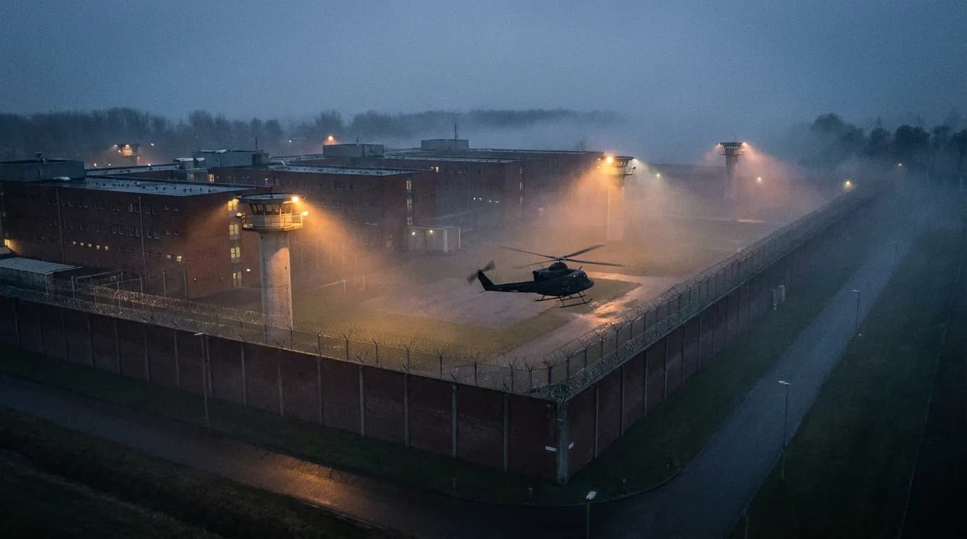 Benaouf Adaoui helicopter prison escape and Mocro War figure