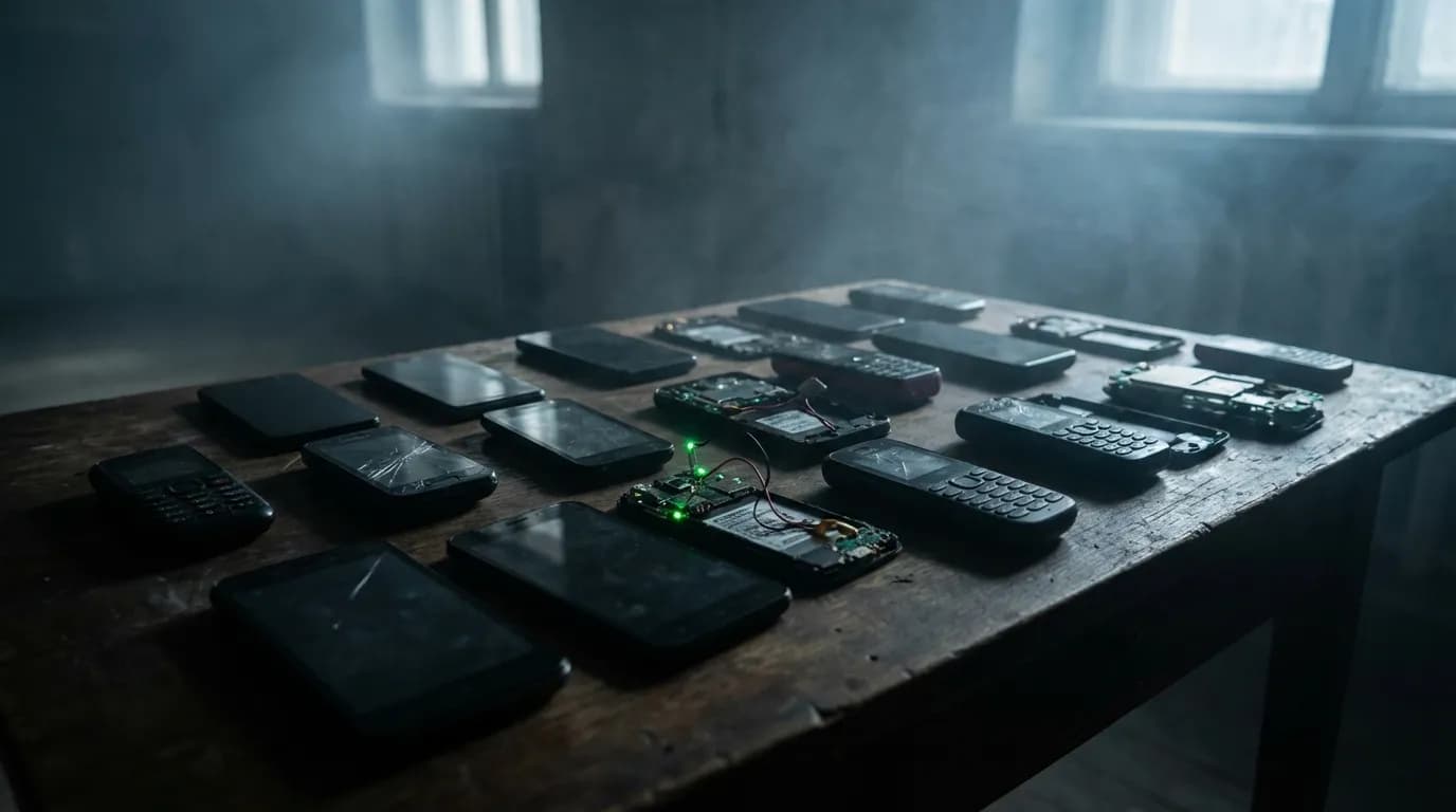 Encrypted phone device representing the EncroChat network